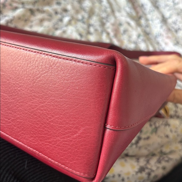 Coach Brooklyn Shoulder Bag 39 in Red / Burgundy - Picture 11 of 17